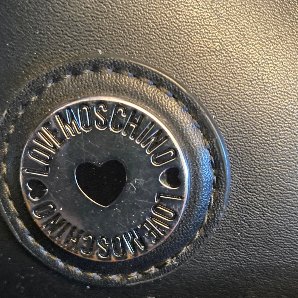 Love Moschino Black Backpack with Multicolor Logo - Picture 9 of 9